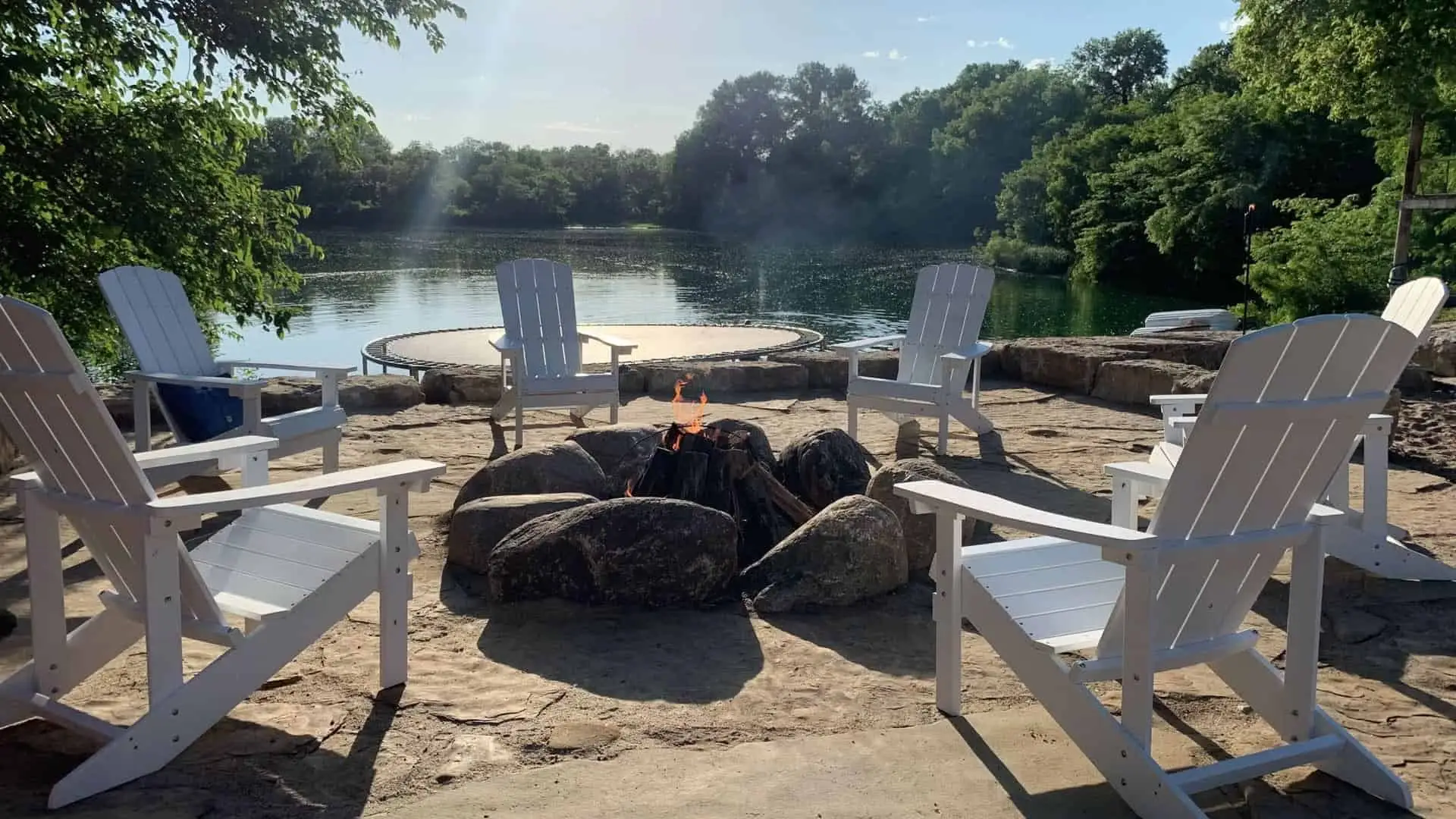 Firepit Build With Boulders