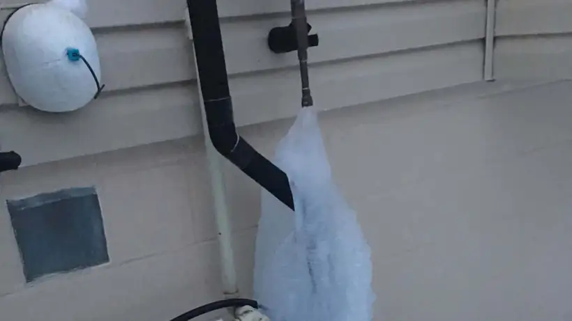 Frozen Sprinkler Pipe